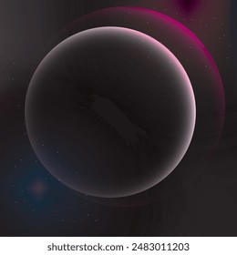 galaxy planet abstract background vector
