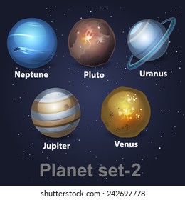Galaxy planet set 2