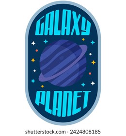 Galaxy Planet V104 Patch Streetwear, Urban, Luxury, Modern Design Patch Commercial Use