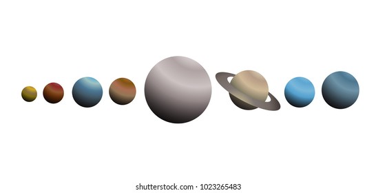 Galaxy planets illustration