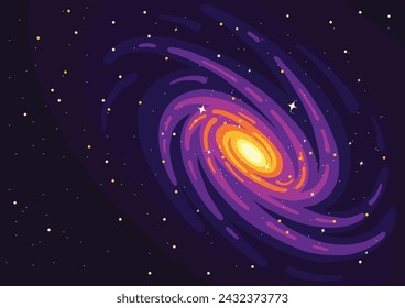 Galaxy, Purple, Astronomy, Outer space, nebula, abstract galaxy, galaxy illustration, outer space vector, star vector, space background vector, sky vector, sky with stars