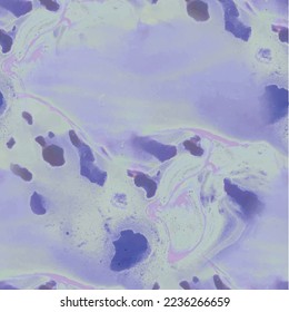 Galaxy Seamless Pattern. Fluid Splash Illustration. Acrylic Ink Repeat Paint. Alcohol Ink Watercolor. Water Color Holi Space. Fluid Trippy Grunge. Liquid Seamless Background. Modern Abstract Template
