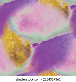Galaxy Seamless Texture. Acrylic Ink Marble Space. Alcohol Ink Illustration. Fluid Acrylic Splash. Liquid Abstract Watercolor. Water Color Holi Paint. Fluid Splash Background. Trippy Abstract Template