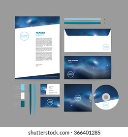 Galaxy space Corporate Identity Template 