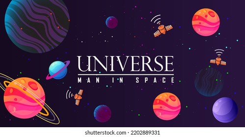 galaxy space universe illustration vector science graphic design