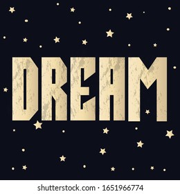 galaxy star polka sky gold shine text tee illustration art vector