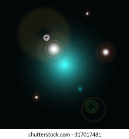 Galaxy with stars