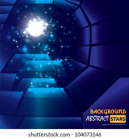 Galaxy stars ,abstract background,Vector