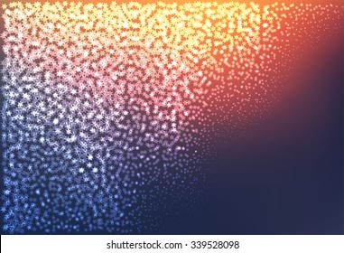Galaxy stars illustration, space background. Vector illustration
