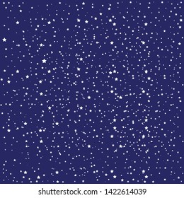 Galaxy stars pattern vector design