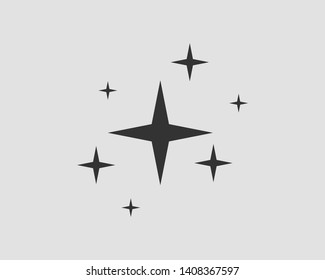 Galaxy stars vector icon. Design element.