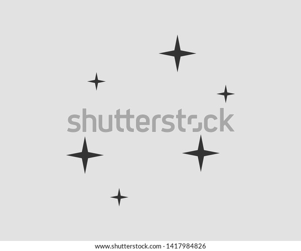 Galaxy Stars Vector Icon Design Element Stock Vector (Royalty Free ...