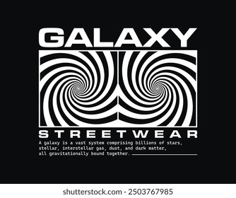 galaxy themed vector graphic design, urban streetwear design for t shirt poster and more, suitable for screen printing
