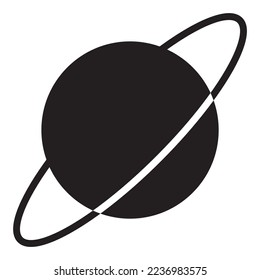 Galaxy, Universe, Space, planets, Saturn. Minimalistic design.