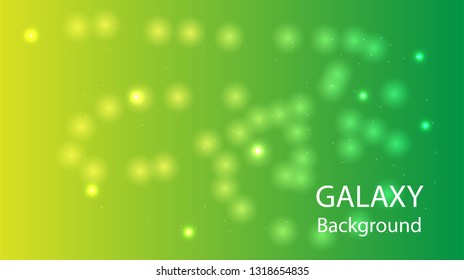 Galaxy Vector Background with gradient color - vector