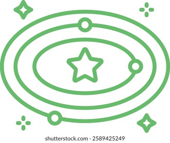 Galaxy vector icon. Can be used for printing, mobile and web applications.
