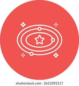 Galaxy vector icon. Can be used for printing, mobile and web applications.