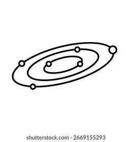 Galaxy Vetor ícone que pode facilmente modificar ou editar
