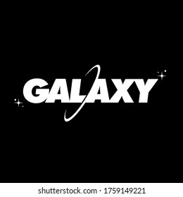 Galaxy Vector Logo Design Art Graphic