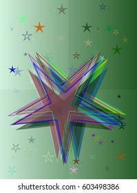 galaxy vector pattern