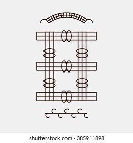 Galdrastafir. Magic runic symbols that appeared in the early Middle Ages in Iceland. Is a few, or multiple, intertwined runes. Valdemar's Protection Stave; increases favor and happiness. 