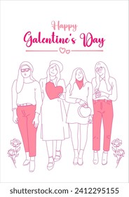 
Galentine's reuniendo un alegre tributo a la amistad y el empoderamiento femeninos, celebrando los preciados bonos que hacen que cada día de Galentine sea radiantemente especial!