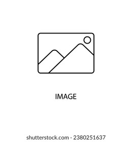 galery concept line icon. Simple element illustration.galery  concept outline symbol design.