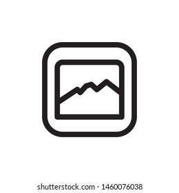 galery icon symbol vedtor template