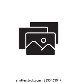 símbolo de iconos de galería elementos vectores para web infográfica