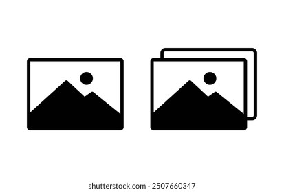 Vector del icono de la Imagen de la galería