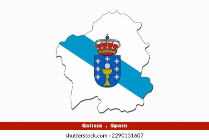 Galicia Flag - Regions of Spain