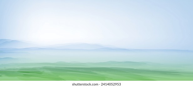 Galilee. Bible land vector illustration. Travel in Israel banner.	
