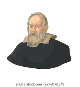 Galileo Galilei (1564 – 1642). Italian astronomer, physicist, engineer, philosopher and mathematician. He contributed greatly to the scientific revolution of the Renaissance. Names such as the father 