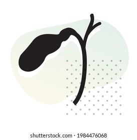 Gall Bladder Icon Stock Illustration As EPS 10 File