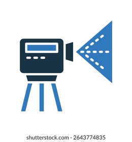 Gallaser Scanningang Symbol Gemischte Vektorgrafik