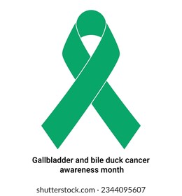  Gallbladder and bile duck cancer awareness vector