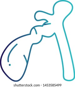 Gallbladder icon for your project
