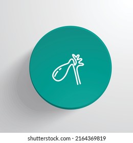 Gallbladder Removal Surgery Icon Vector Design