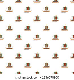 Galleon pattern seamless vector repeat for any web design