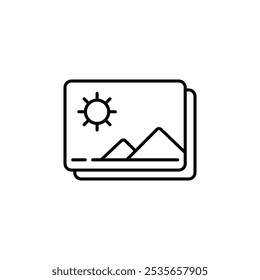 galler icon Flat logo isolated symbol