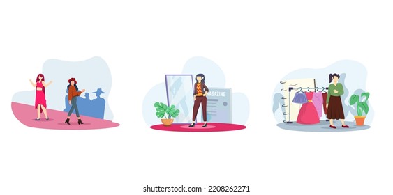 Gallery Fashion Week Flat Bundle Design