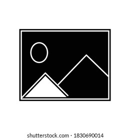 Gallery Flat App Icon Design Vector