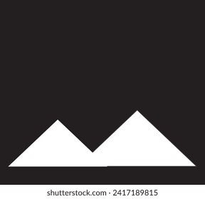Icono de la galería en blanco y negro
