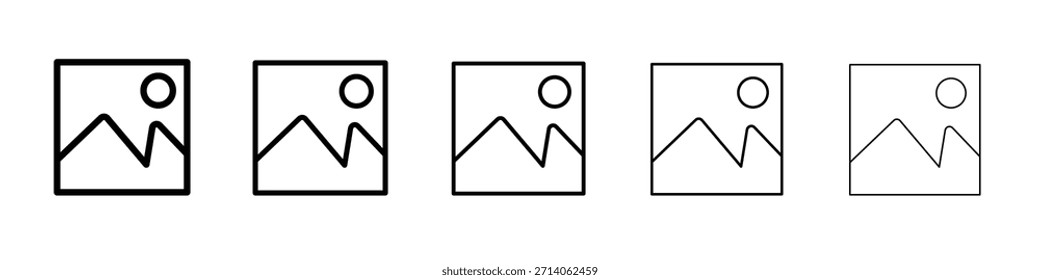 Gallery icon design, logo, app, UI. Vector illustration, EPS