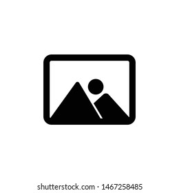 gallery icon design template vector