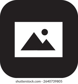 Gallery icon featuring multiple photo frames in clean vector style. Ideal for photo apps, portfolios, and UI design. Fully editable, scalable, and perfect for digital galleries.