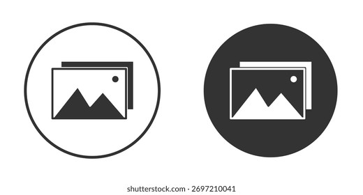 Gallery icon illustration. Pixel vector graphics - Vector.
