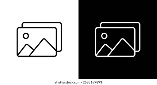 Gallery icon Illustration. Vector Graphic. EPS 10