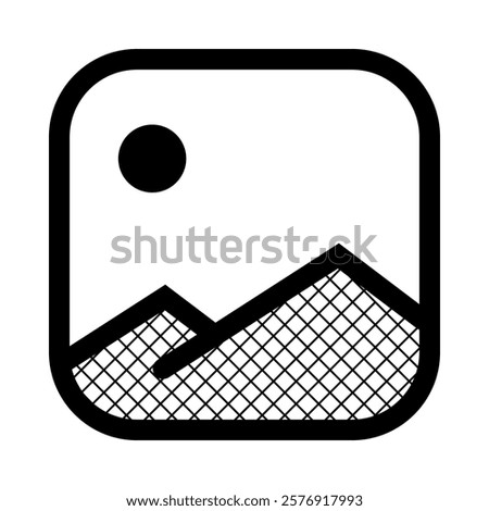 Gallery icon. Image icon. Photography icon