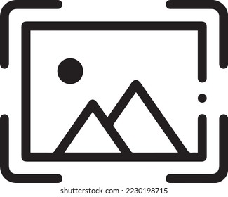 gallery icon. image icon, picture symbol. Photo album icon. photo gallery icon. vector illustration